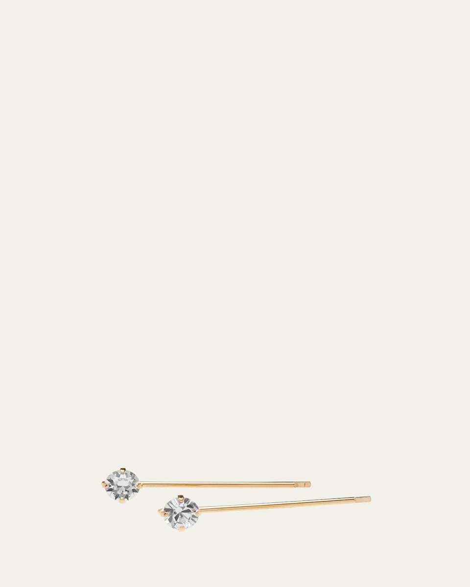 Little Gem Crystal Bobby Pin Pair